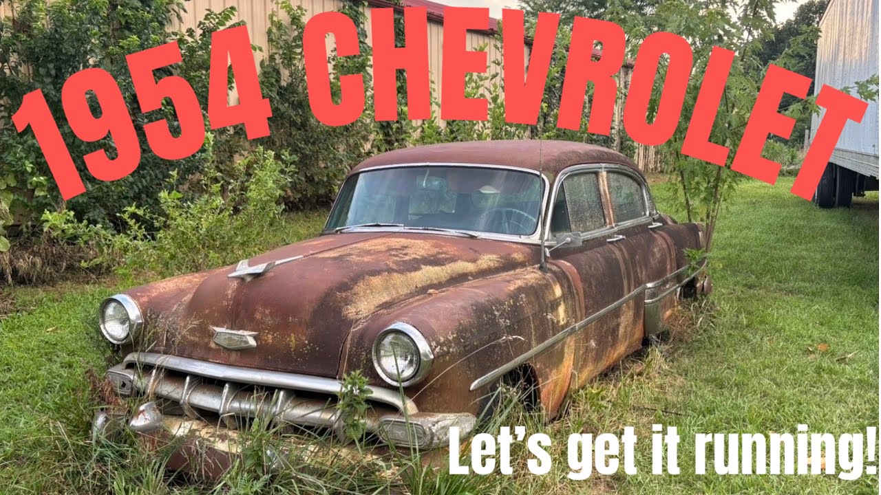 ДАВАЙТЕ ЗАПУСТИМ ЭТОТ ЗАБРОШЕННЫЙ CHEVY BEL AIR 1954 ГОДА!