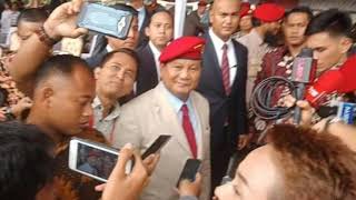 KEMERIAHAN Prabowo HADIRI Acara HUT ke-67 Komando Pasukan Khusus (KOPASSUS) DI Cijantung, Jakarta