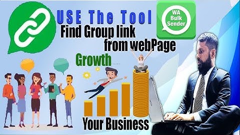 Grab WhatsApp Group links from WebPage