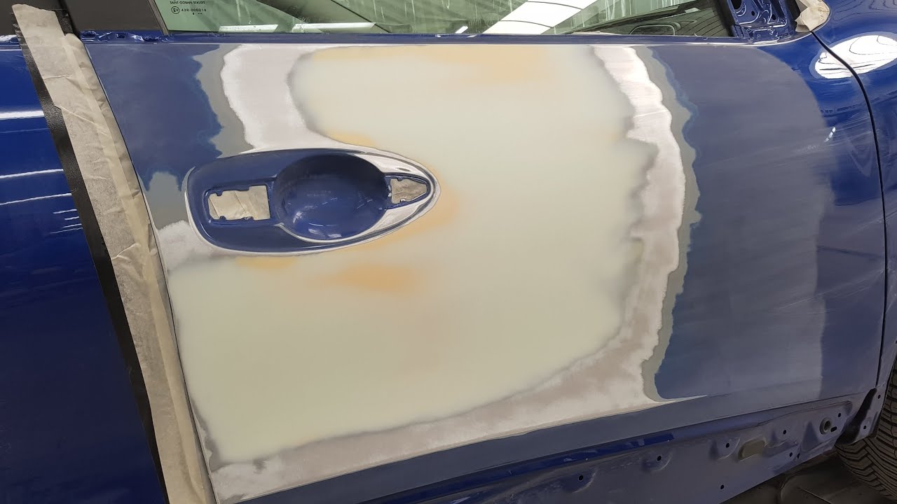 Car repair (putty sanding method) 