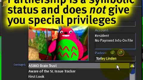 Adding & divorcing a Partner - Second Life Video TuTORial QU