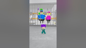 Police Family Escape (SCARY OBBY) #roblox #shorts