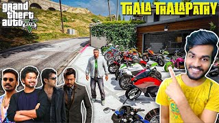 Stealing TAMIL ACTORS Bikes in GTA 5 | Gta 5 tamil | Thala Thalapathy🔥 | GTA Tamilan