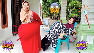 Drama Lucu😂🤣 Ibu Hamil🤰 Ngerjain Tetangga Lagi Tidur Ditiup Selang Perutnya Sampai Membesar !!