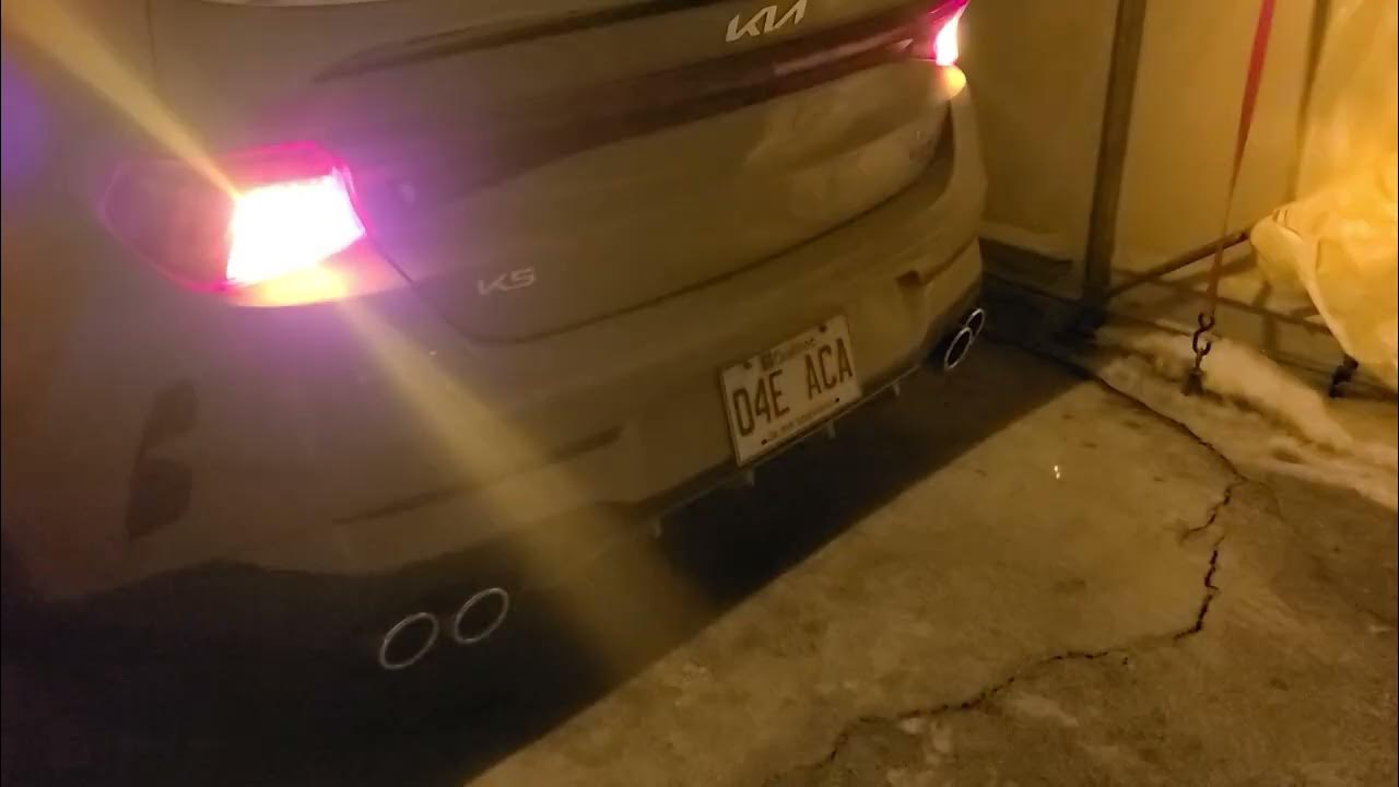Kia K5 GT 2.5t cold start with catback BORLA🤗 YouTube