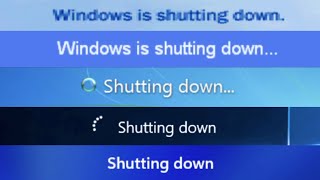 Windows Shutdown Screens! (95 - 11 + Betas) Resimi