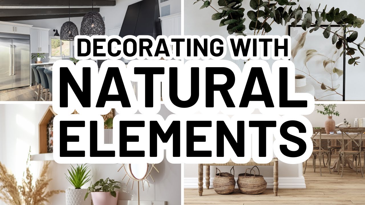 HOW TO DECORATE With Natural Material ON A BUDGET (Home Decorating ...