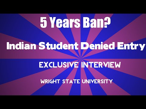 India Student For Wright State University - Deported at Chicago