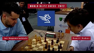 Dubov wins quickly | Ian Nepomniachtchi vs Daniil Dubov | World Blitz 2022