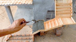 Traditional Techniques Craft Skills Construction Plans Available - Building Step Stairs With Brick