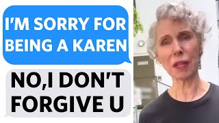 Karen 'APOLIGIZES' for BEING A KAREN as a FAILED ATTEMPT at MANIPULATION  Reddit Podcast