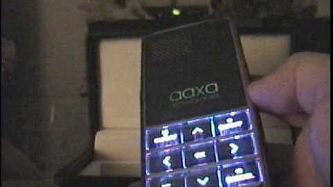 aaxa L1 laser pico projector!!  This thing is pretty awesome!