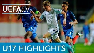 See how England overcame ten-man France in Baku, putting the holder...