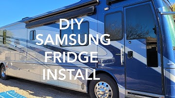 DIY-RV Samsung Fridge Install