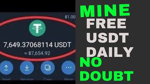Free USDT Mining !Free USDT Mining Site 2023 No Investment