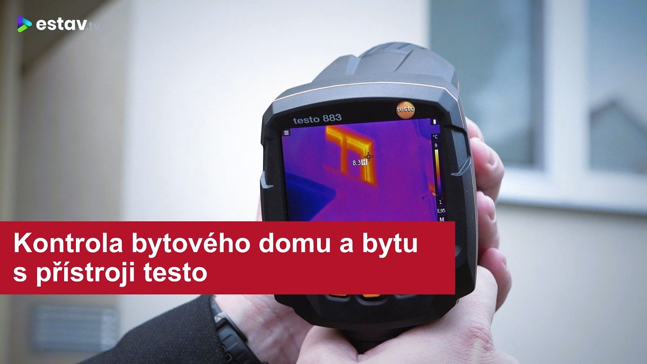 Kontrola bytového domu a bytu s přístroji testo