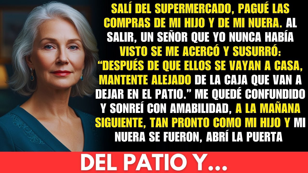 El hombre a quien ayudé en la calle: “Cuando ellos se vayan, no toques la caja de tu patio.”