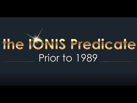   The Ionis Predicate Prior To 1989 Ionis Pharmaceuticals