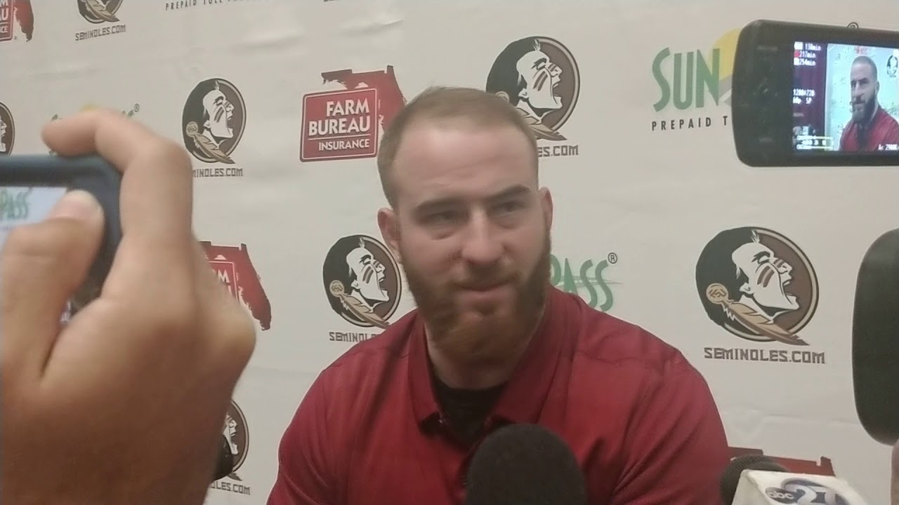 fsu football predictions Florida State center Alec Eberle on loss to Florida, reaction to attempted planting of Gator flag
