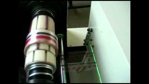 2 colors bopp tape roll printing and slitting machine