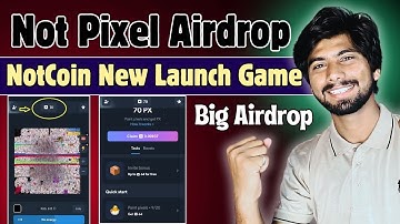 Not Pixel By Notcoin | how to play not pixel airdrop, NOT Pixel vs NOTCoin