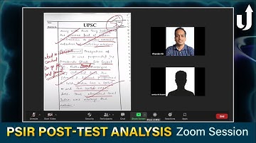 UPSC PSIR post-test discussion and mentorship session | Chandan sir | LevelUp IAS