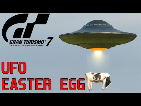 UFO abducting cow Easter Egg found in Gran Turismo 7
