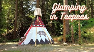 2 Nights Glamping in Teepees: Fraser Canyon Teepee Escape, BC, Canada