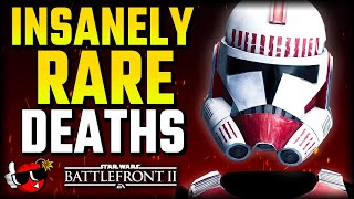 10 RARE DEATHS You Need to See - Star Wars Battlefront 2