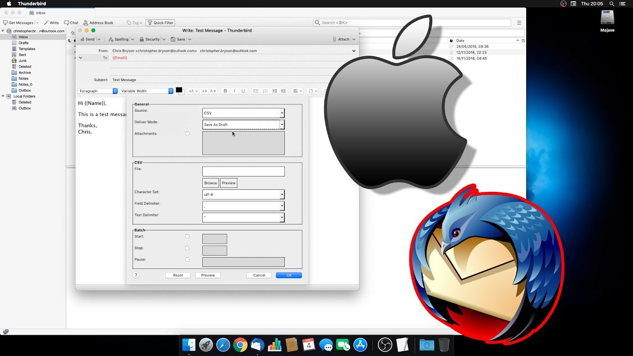 thunderbird mail mac