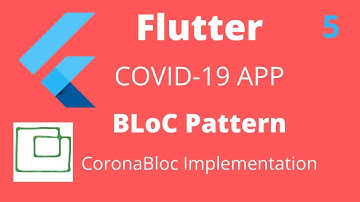 05. COVID-19 data tracker in BLoC pattern - CoronaBloc Implementaion in UI