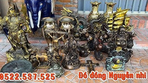 Ngày 14/1 Tượng quan công _ Cặp bình đồng _ Tượng công giáo _  #đồcổ #đồđồng#đồđồngNguyễnNhi