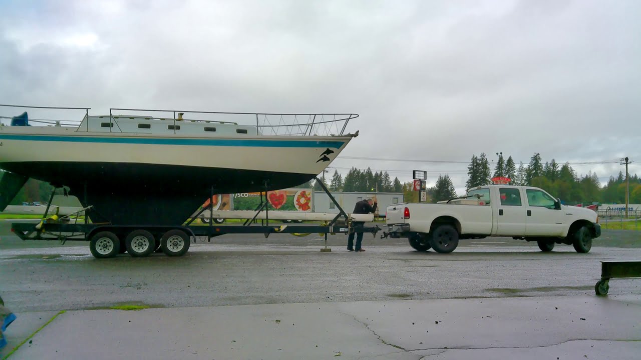 work on my new sailboat, hull buffing, and engine tear down.