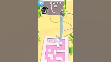 🎮Stacky Dash Game 🧍Level 217 Android 🪵IOS #stacydashgame #gameplay #shortsindianarmy