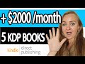KDP Log Books - HIGH Earning Low Competition Low Content Books That Make $500/Month