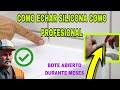 🟦 COMO APLICAR SILICONA ECHAR SILICONA / TRUCOS PARA QUE NO SE SEQUE SILICONA / TE MUESTRO TRUCOS ✅