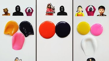 Compilation Mixed Color Squid Game 2 VS Minecraft Movie asmr | Slime