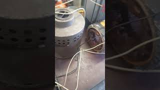 Как высушить латером асинхронный  двигатель