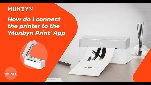 【RW403B】How do I connect the printer to the 