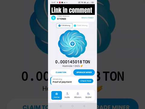 Free TON Coin mining 🎁🚀 #crypto #toncoin #mining #coinmining #cryptomining @MRJ0K3R211