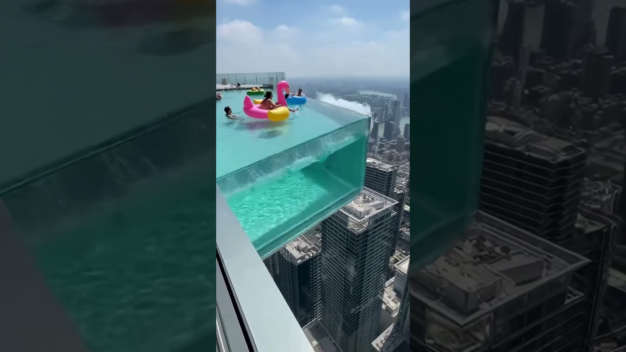 Skyscraper Pool COLLAPSE! 😱‼️