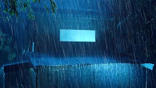 DEFEAT Insomnia in 3 MINUTES with Terrible Heavy Rain & Powerful Thunder at Night | Rain for Sleep