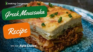 Traditional Greek Moussaka Recipe with Potatoes and Eggplants (and Béchamel Sauce!)