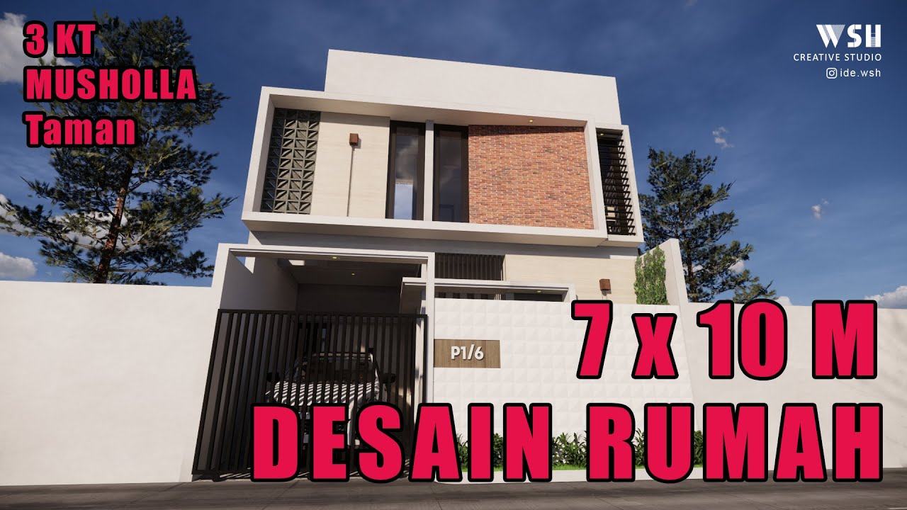 DESAIN RUMAH 2020 DILAHAN 7 X 10 METER BUDGET 300 JUTA YouTube