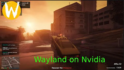 Changé à Wayland: Nvidia