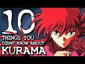 10 Things You Probably Didn&#39;t Know About Kurama From Yu Yu Hakusho! (10 Facts) | Yoko Kurama