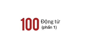 Cùng Trang học tiếng Séc - từ vựng #1 - 100 động từ (slovesa)