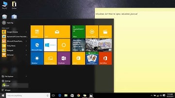 Windows 10 How to open windows journal