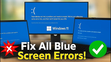 Fix All Blue Screen All (BSOD) Errors in Windows 11 | 100% Working Solutions