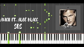 Avicii feat. Aloe Blacc - SOS (Piano Cover & Tutorial) Sachin Sen